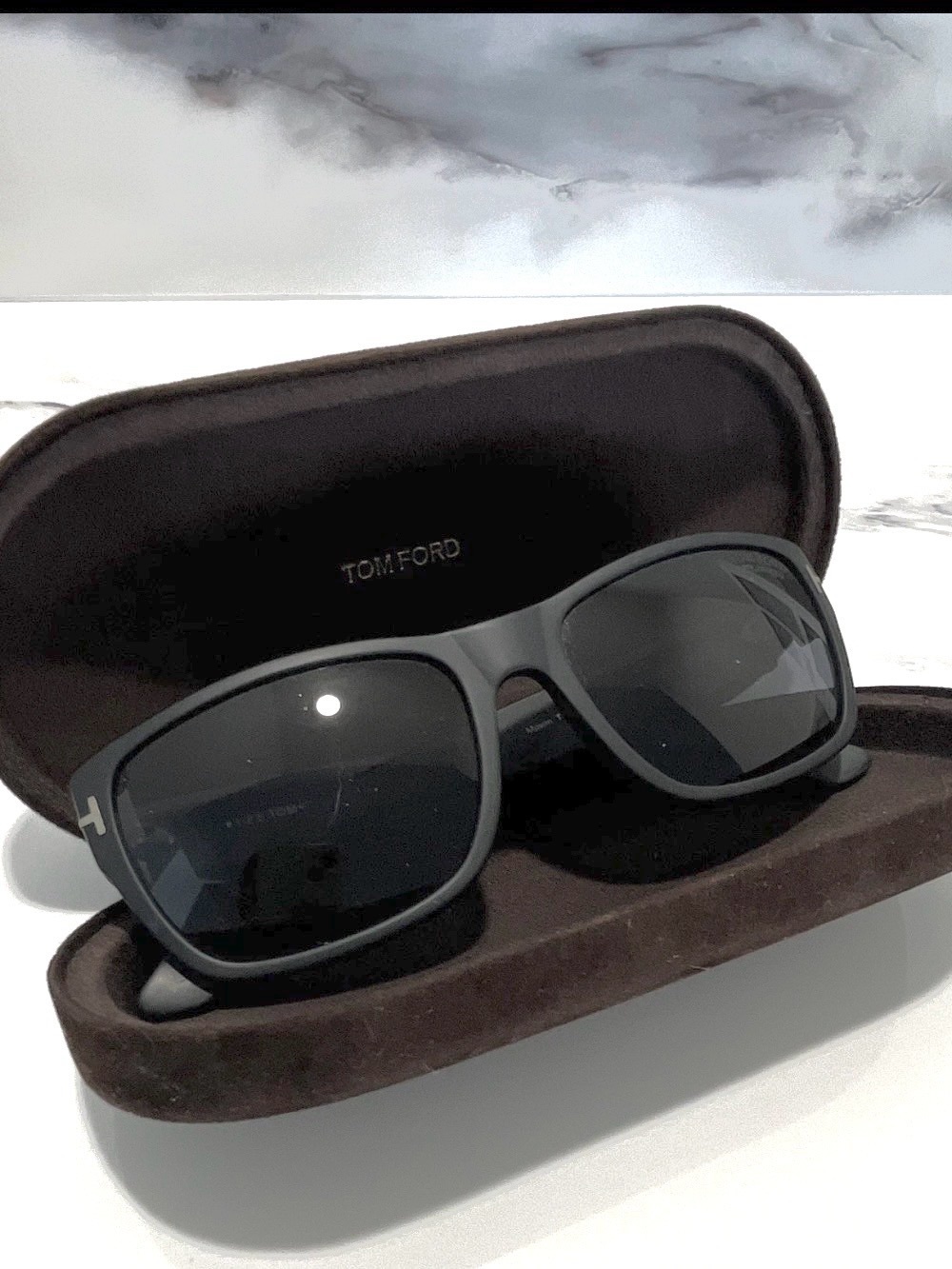 Tom ford MASON POLARIZED MATTE BLK SUNGLASSES